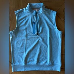 Johari-O Blue Quarter Zip Men’s Golf Vest Size M